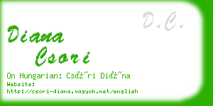 diana csori business card